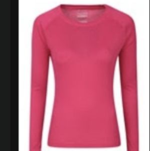 Mountain Warehouse Talus Women Long Sleeve Top Pink US 8
